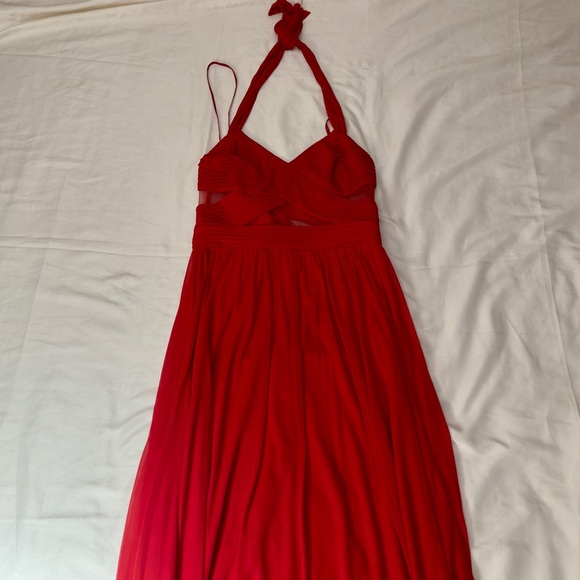 Cache Vibrant Red Backless Dress - Picture 1 of 4